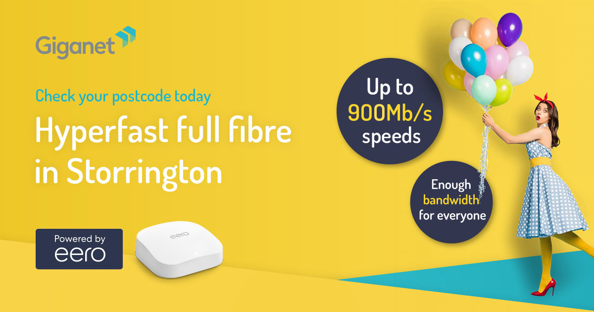 Hyperfast Full Fibre Broadband In Storrington